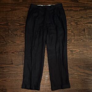 Brooks Brothers Irish Linen Navy Blue Men’s Pants 36x34